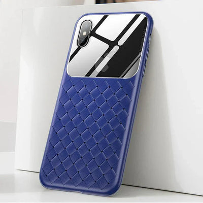 Baseus ® iPhone XS Max Cross Knit Clear Window Case