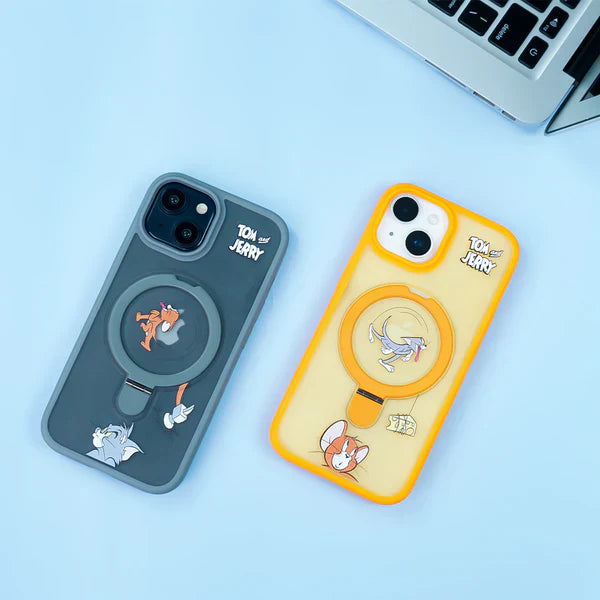 Cartoon Ring Stand Case - iPhone