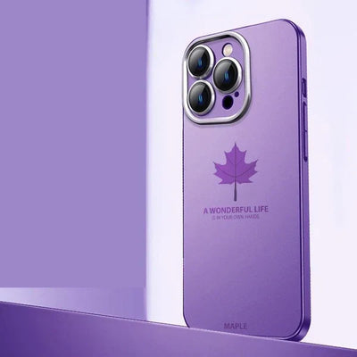 Autumn Radiance Maple Leaf Matte Case - iPhone