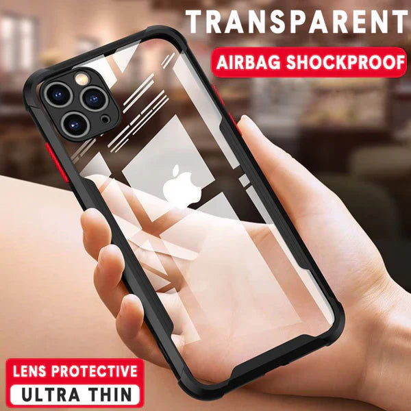 Back Eagle Shockproof Transparent Case - iPhone