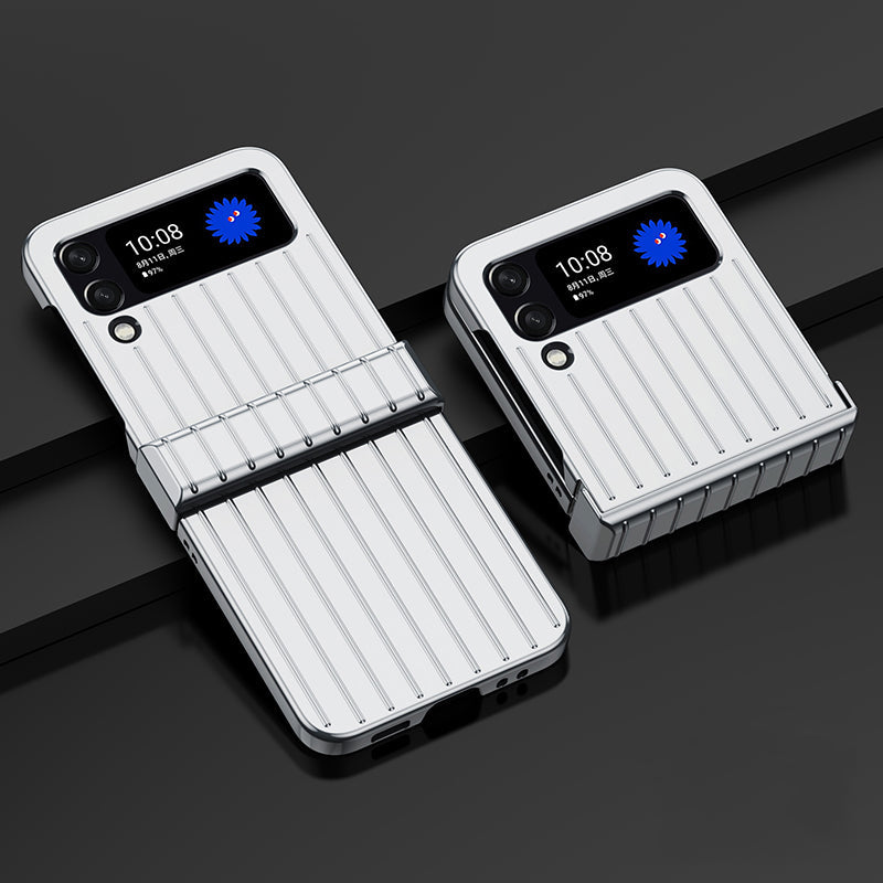 New Striped Baggage Box Cases For Samsung Galaxy Z Flip