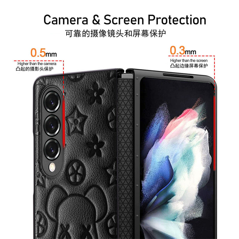 Trendy Cartoon Connected Hinge Cases For Samsung Galaxy Z Fold