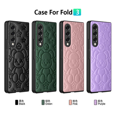 Trendy Cartoon Connected Hinge Cases For Samsung Galaxy Z Fold