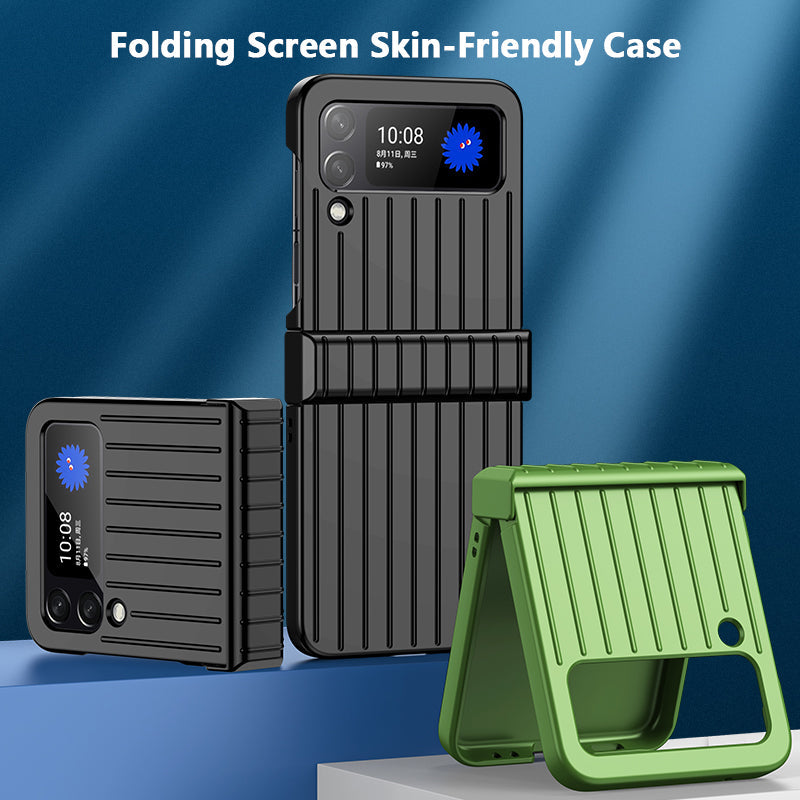 New Striped Baggage Box Cases For Samsung Galaxy Z Flip